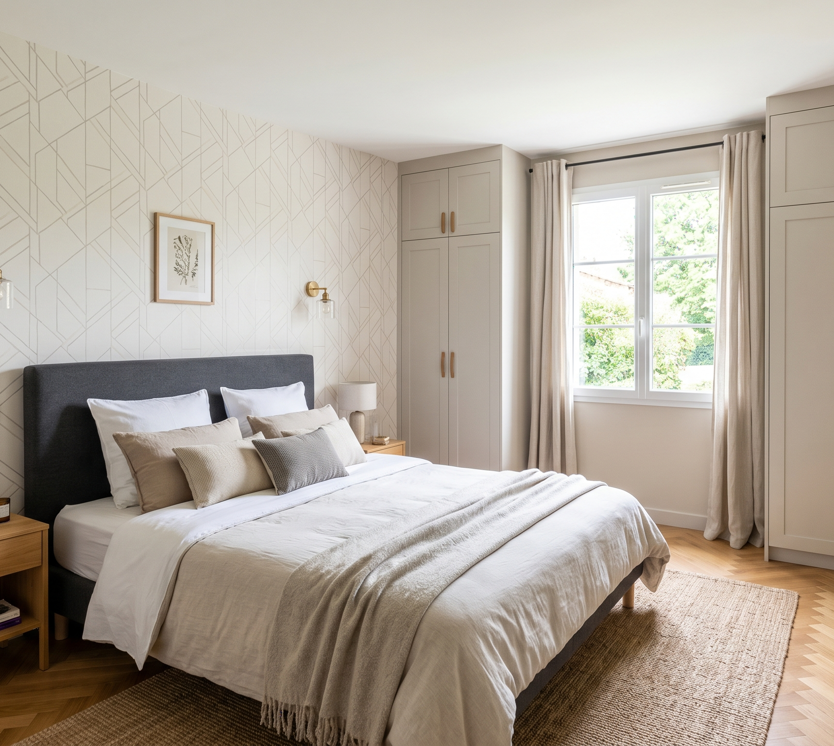 Chambre parentale renovee a Dardilly