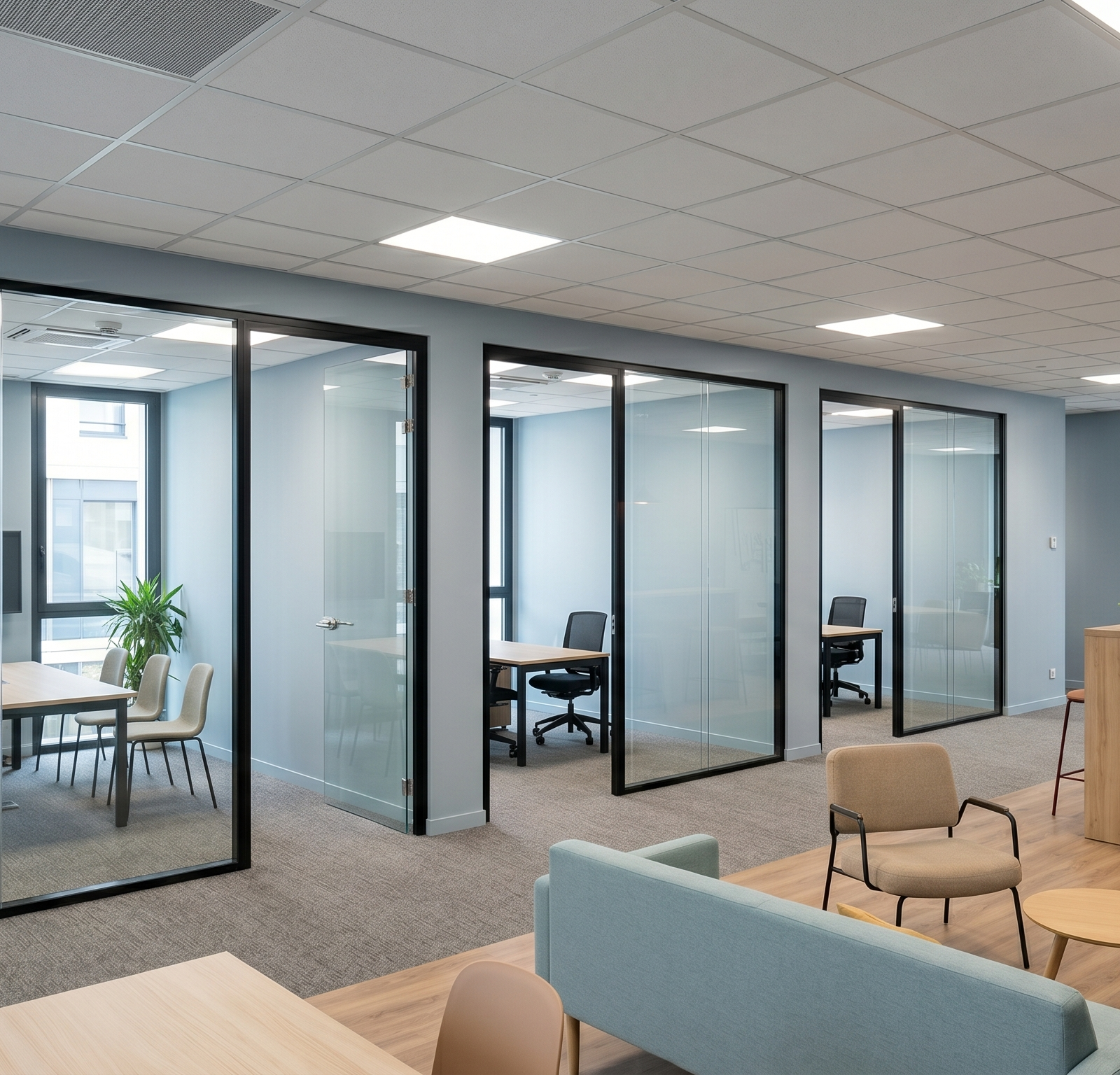 Open Space Bureaux Privatifs — Lyon 3e
